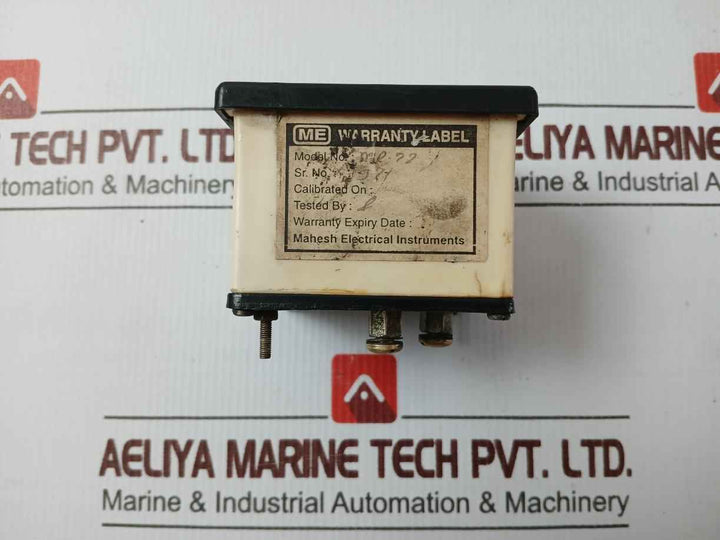 Mahesh Electrical Instruments Mr-72 Analog Ammeter 0-15 A