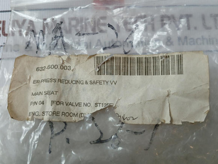 Main Seat For Er Pressure Reducing & Safety Valve St135 Ma-26 P.26-1