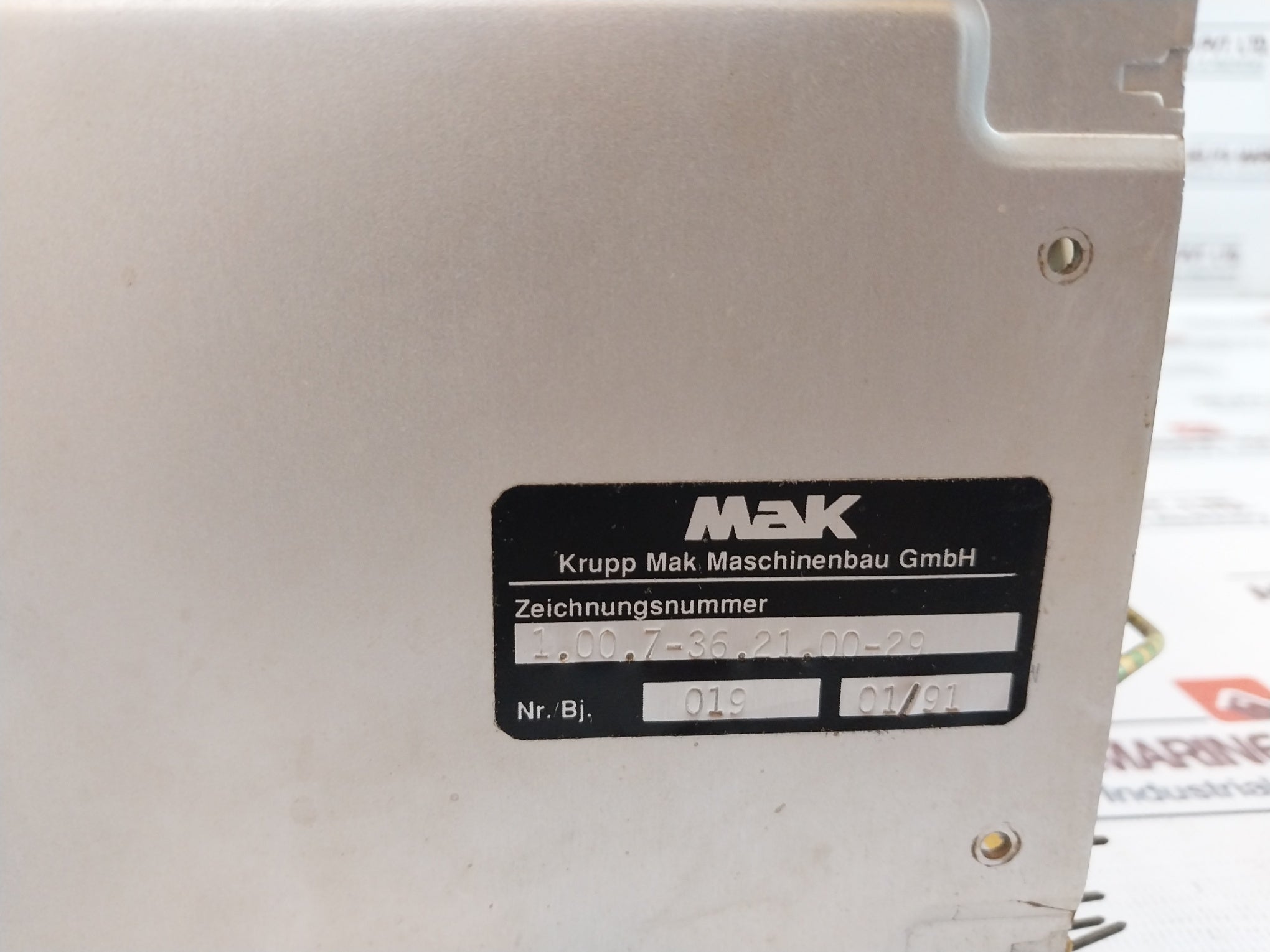 Mak 1.00.7-36.21.00-29 Pcb Circuit Control Panel