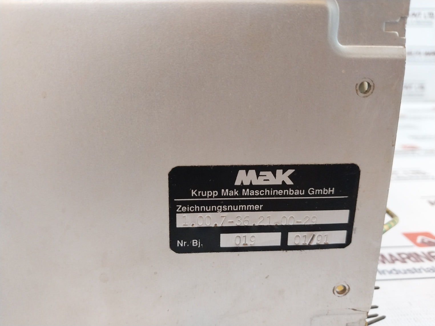 Mak 1.00.7-36.21.00-29 Pcb Circuit Control Panel