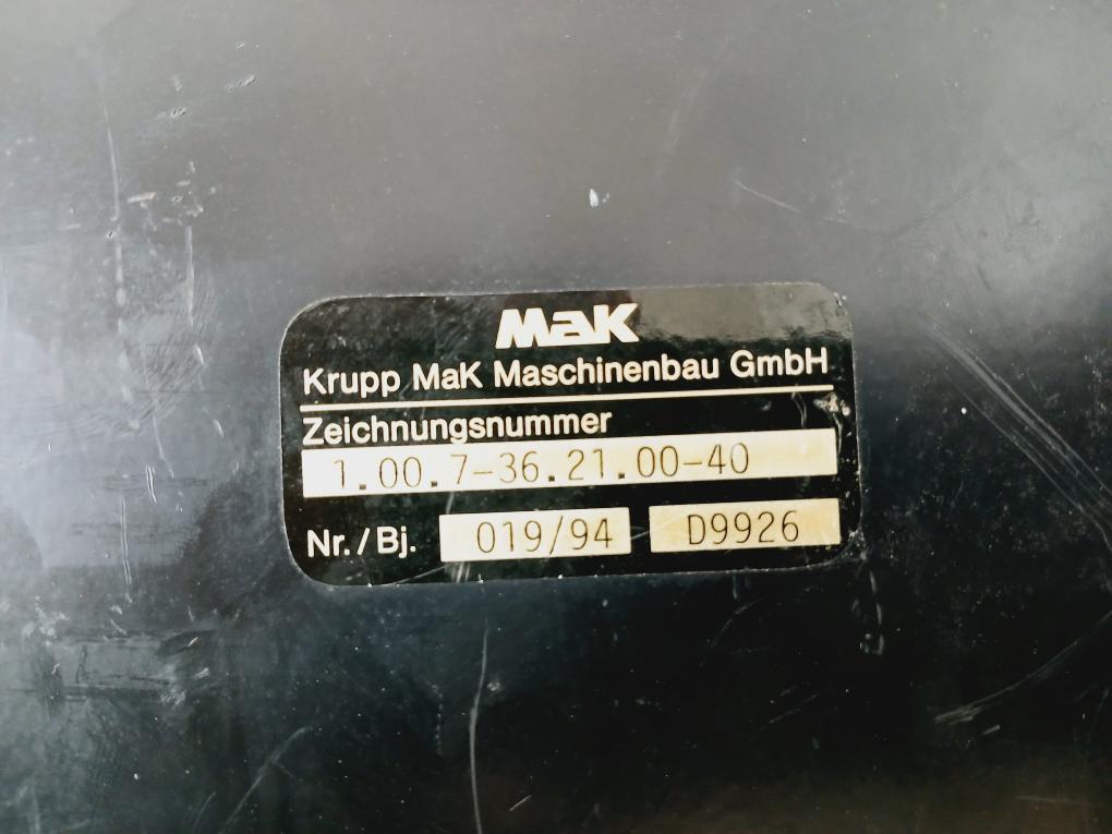Mak 1.00.7-36.21.00-40 Control Module D9926 X1