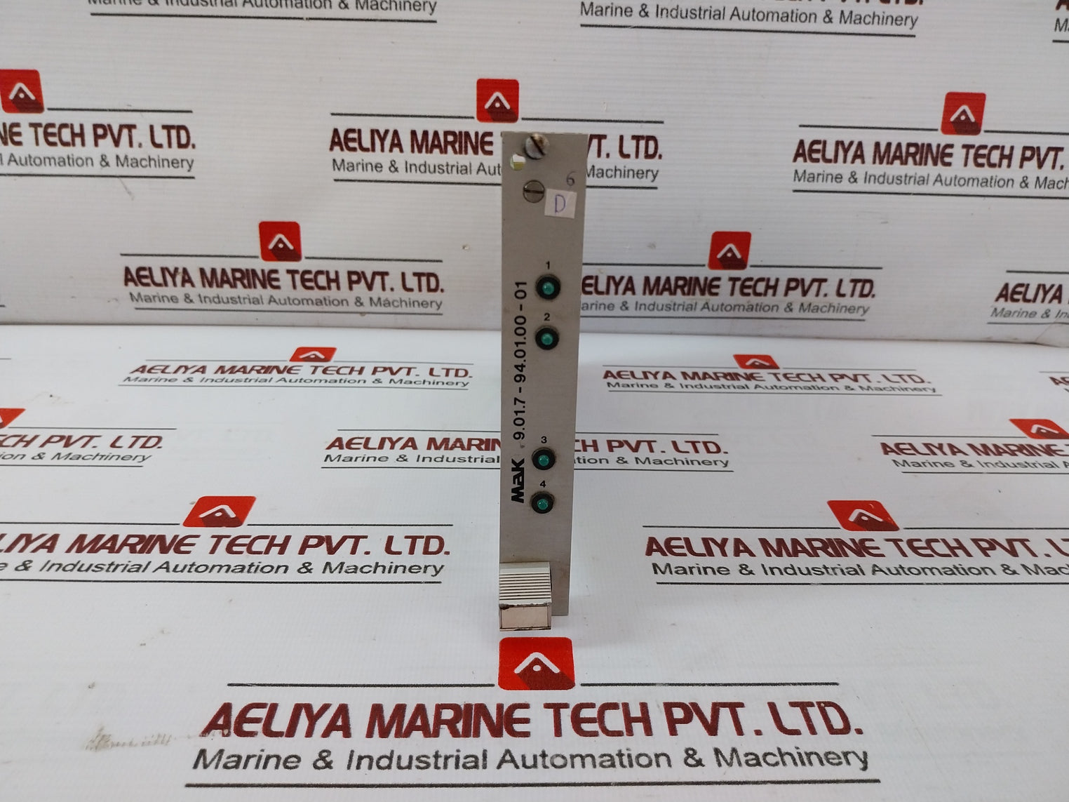 Mak 9.01.7-93.11.00-02 Motor Control Card Rack 9.01.7-91.21.00-14