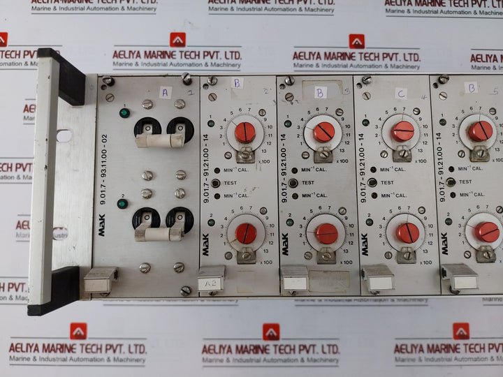Mak 9.01.7-93.11.00-02 Motor Control Card Rack 9.01.7-91.21.00-14