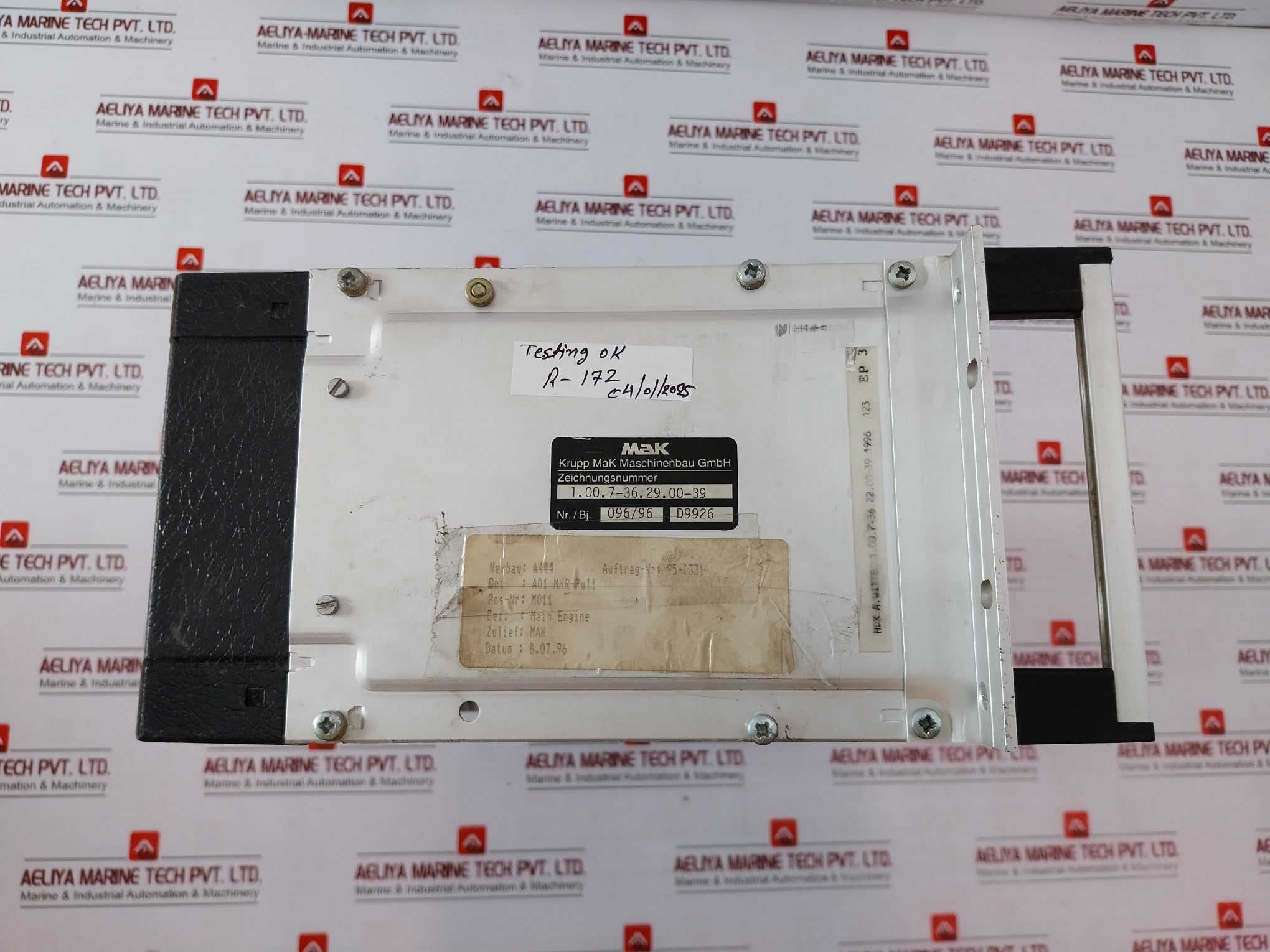 Mak 9.01.7-93.11.00-02 Motor Control Card Rack 9.01.7-91.21.00-14