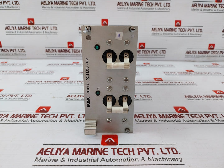 Mak 9.01.7-93.11.00-02 Motor Control Card Rack 9.01.7-91.21.00-14