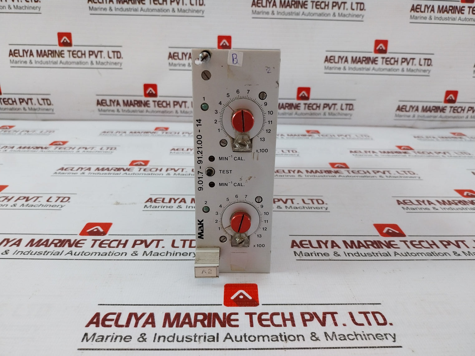 Mak 9.01.7-93.11.00-02 Motor Control Card Rack 9.01.7-91.21.00-14