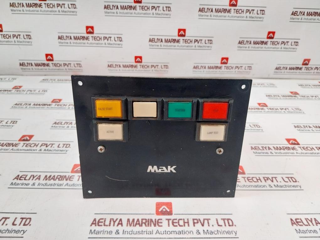 Mak Ep 3 Port Main Engine Start Stop Panel 250V Ac 10A 300V Ac 95-0331
