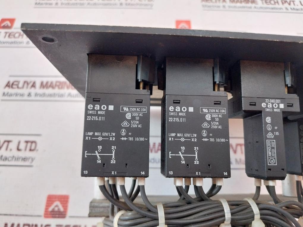 Mak Ep 3 Port Main Engine Start Stop Panel 250V Ac 10A 300V Ac 95-0331