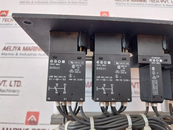 Mak Ep 3 Port Main Engine Start Stop Panel 250V Ac 10A 300V Ac 95-0331