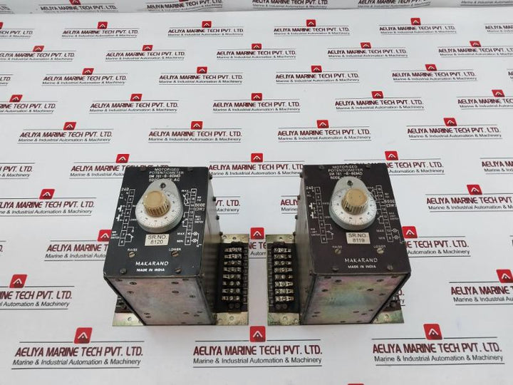 Makarand Electronics Sm 781-6-60md Motorised Potentiometer 0-90° 500e-240v Ac