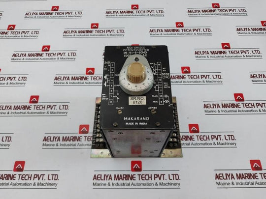 Makarand Electronics Sm 781-6-60md Motorised Potentiometer 0-90° 500e-240v Ac