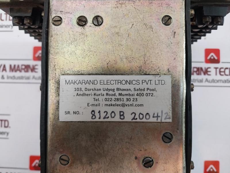 Makarand Electronics Sm 781-6-60md Motorised Potentiometer 0-90° 500e-240v Ac
