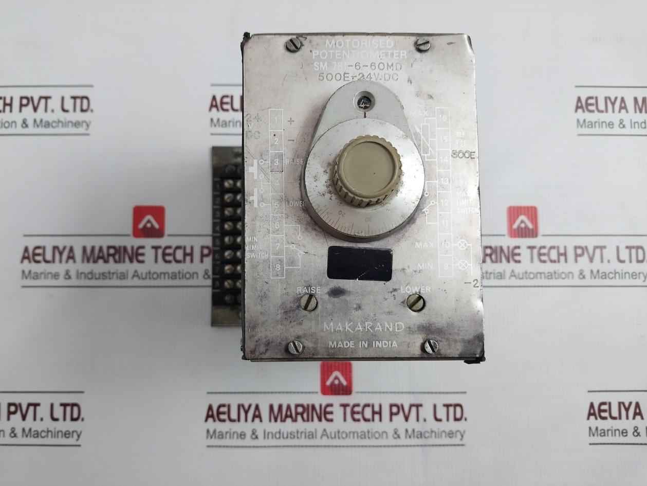 Makarand Sm 781-6-60Md Motorised Potentiometer 24V Dc