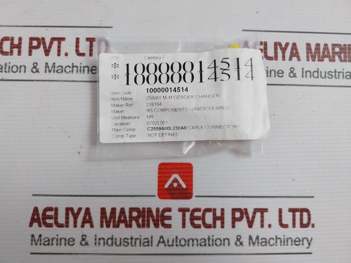 Lot Of 5X 218-194 25Way Mini Gender Changer Rs