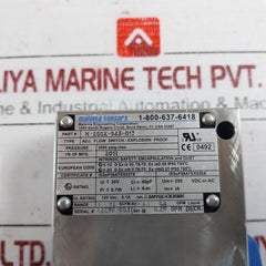 Malema Sensors M-200x-s43-013 Adjustable Flow Switch Explosion