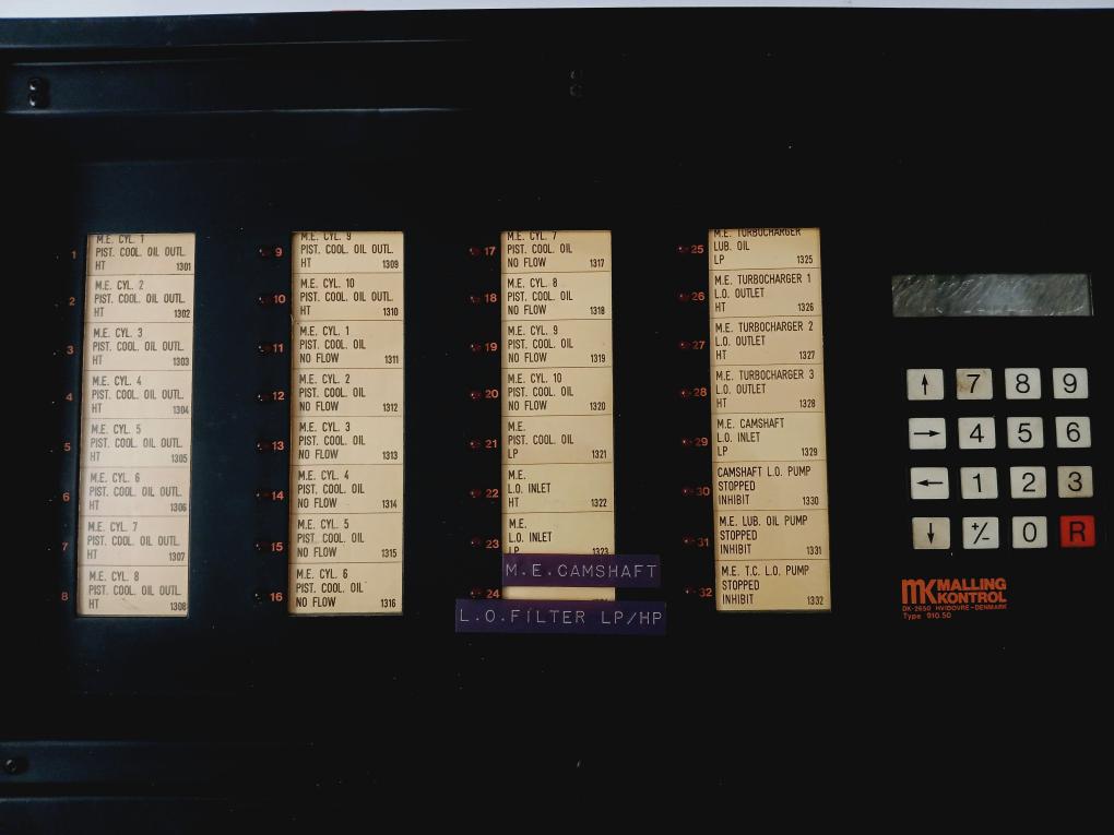 Malling Kontrol 910.50 Control Panel W/ Protection Board