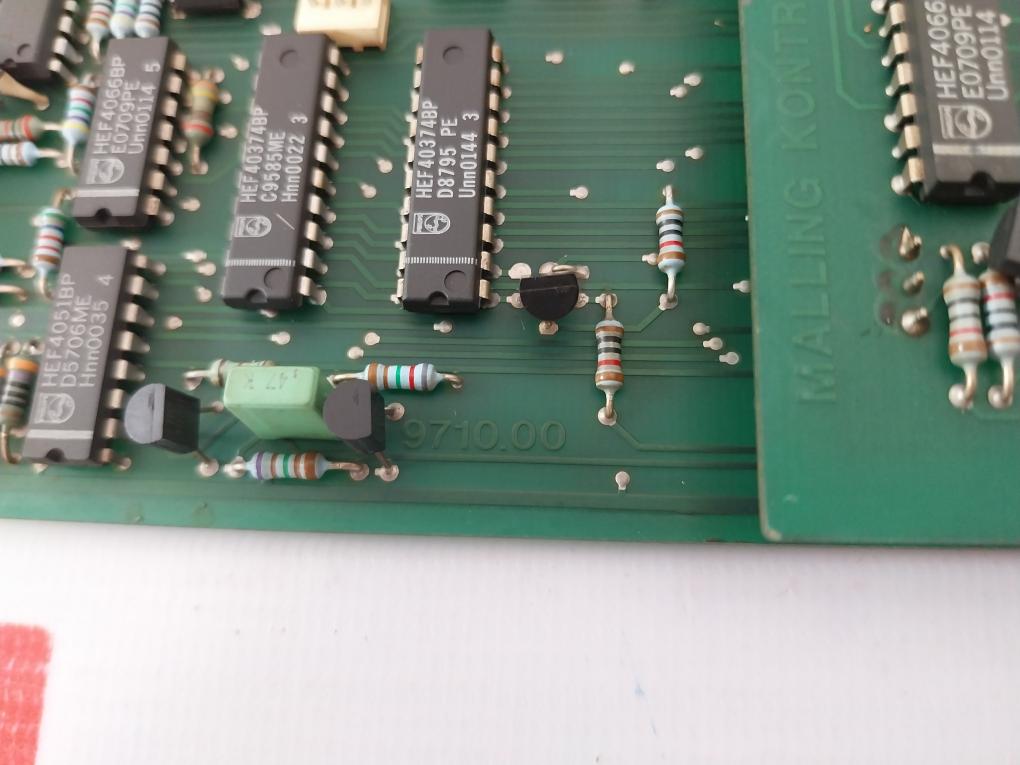 Malling Kontrol 9710.00A Printed Circuit Board Card 9710.00