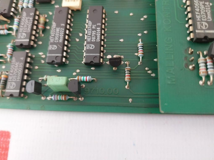 Malling Kontrol 9710.00A Printed Circuit Board Card 9710.00