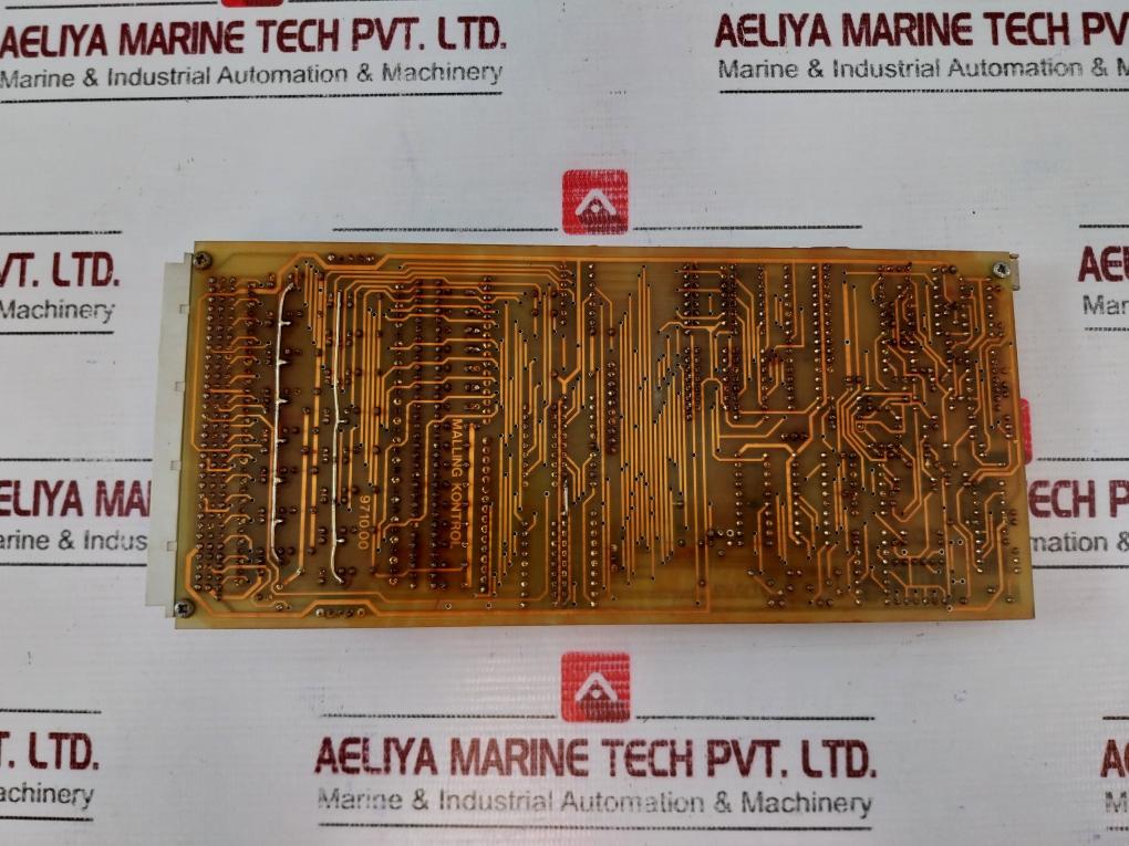 Malling Kontrol 9710.00A Printed Circuit Board Card Hw.9-86/Hv.9-86