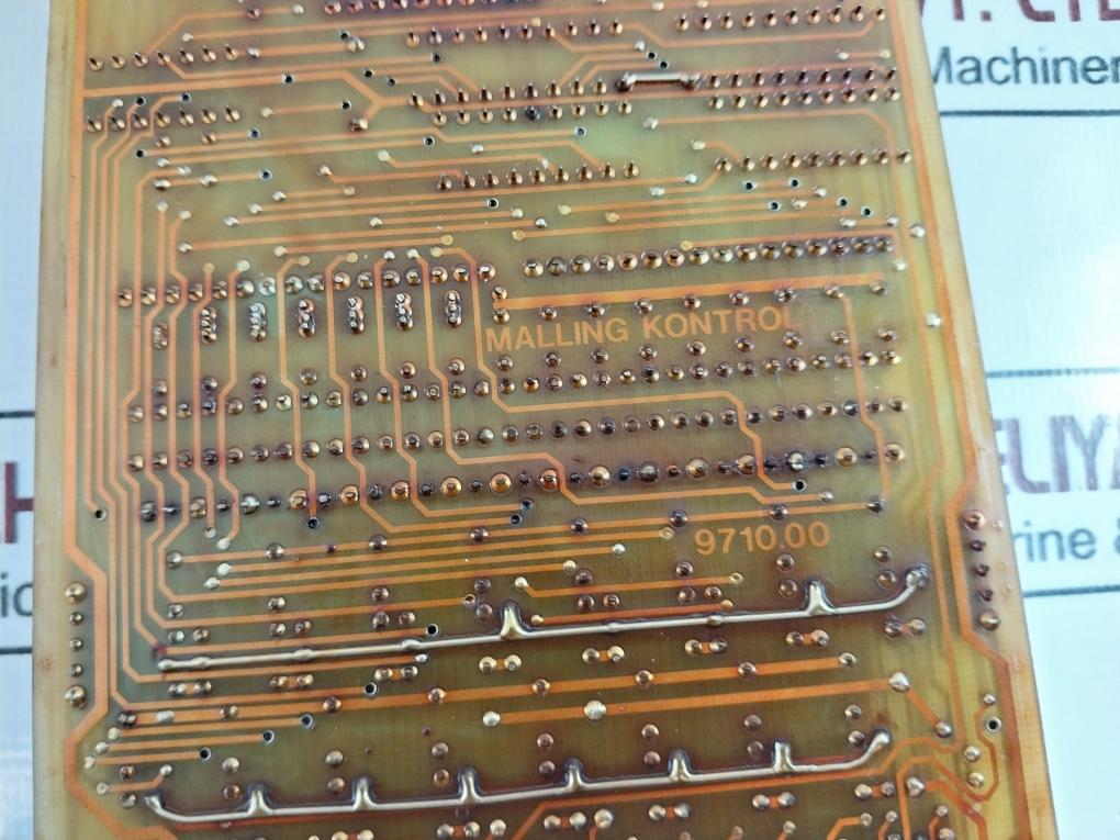 Malling Kontrol 9710.00a Pcb Card Printed Board