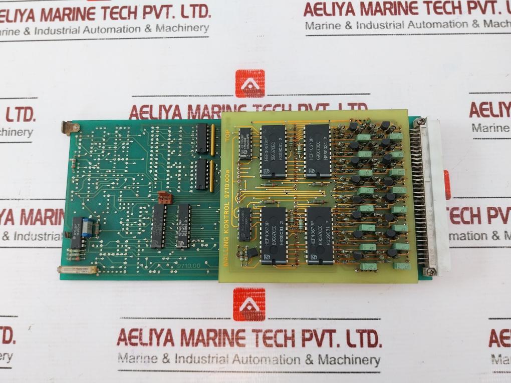 Malling Kontrol 9710.00a Printed Circuit Board 25/3-91