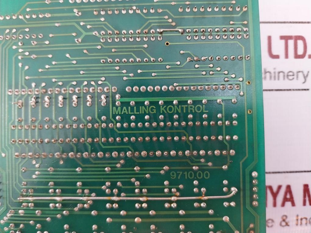 Malling Kontrol 9710.00a Printed Circuit Board 25/3-91