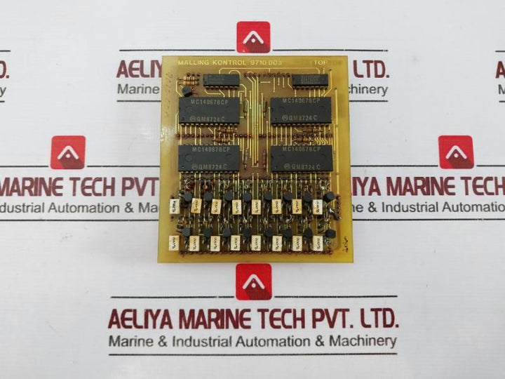 Malling Kontrol 9710.00a Printed Circuit Board (Pcb)