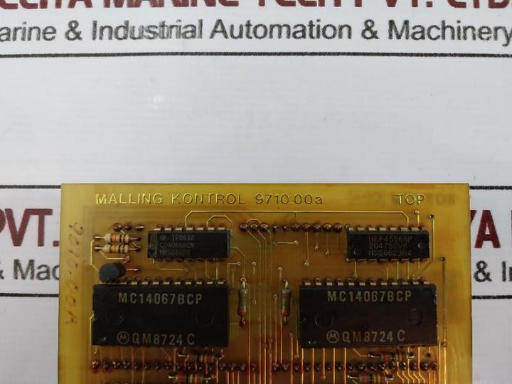 Malling Kontrol 9710.00a Printed Circuit Board (Pcb)