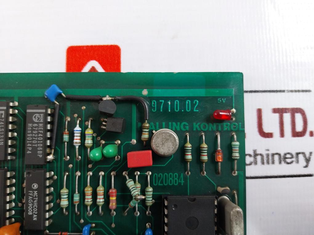 Malling Kontrol 9710.02 020884 Printed Circuit Board