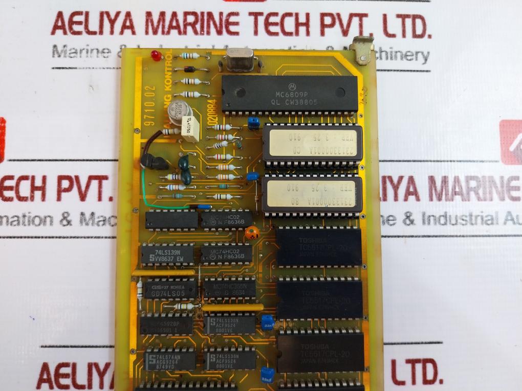 Malling Kontrol 9710.02 Printed Circuit Board 020884 Used