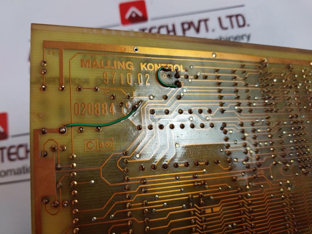 Malling Kontrol 9710.02 Printed Circuit Board (Pcb) Card 020884