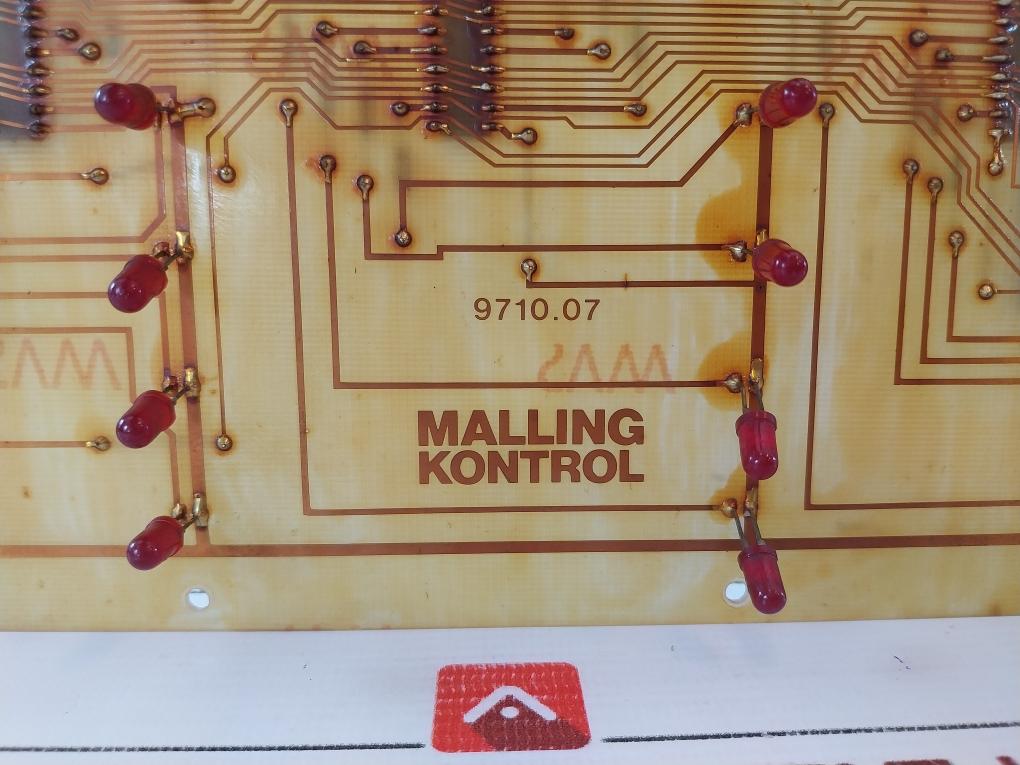Malling Kontrol 9710.07 Printed Circuit Board