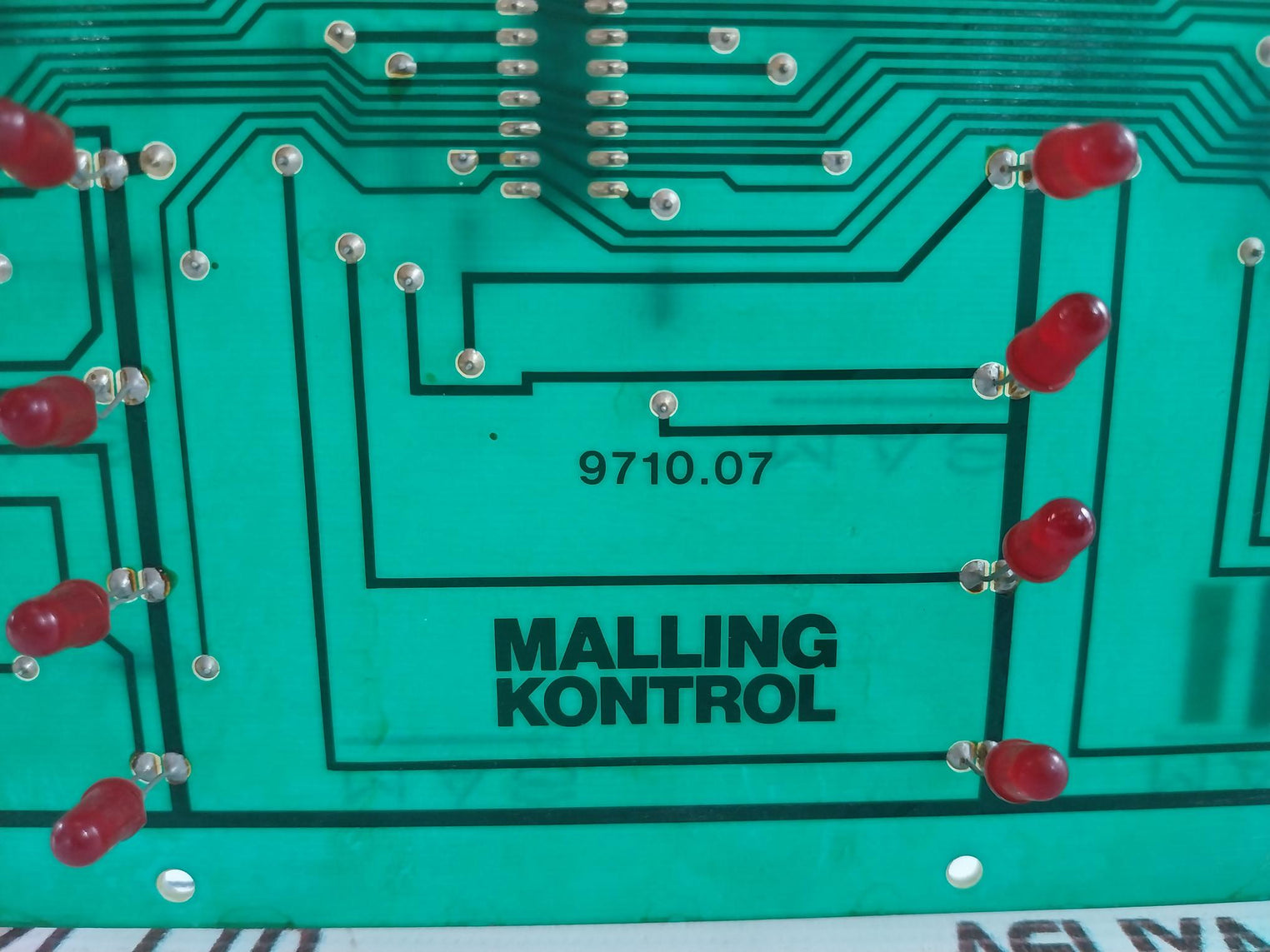 Malling Kontrol 9710.07 Printed Circuit Board Y-90 10.07