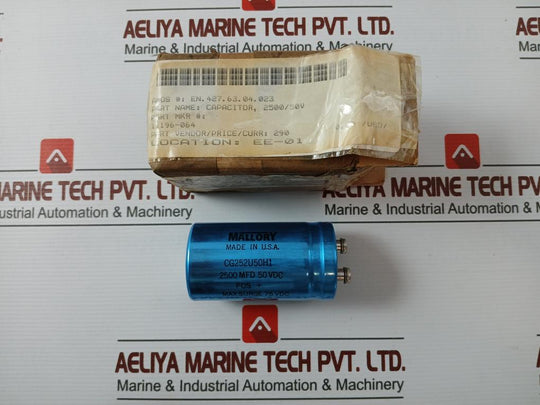 Mallory Cg252U50H1 Capacitor 50Vdc