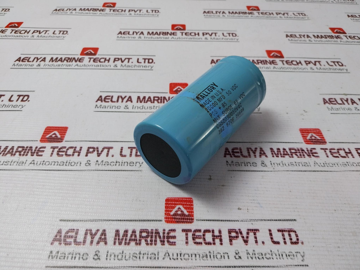 Mallory Cgs203U050V4C Capacitor 20000 Mfd 50 Vdc