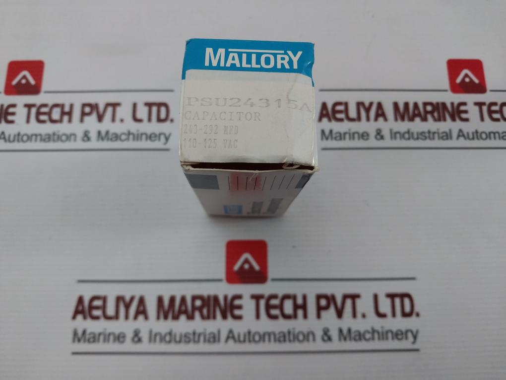 Mallory Psu24315A Motor Start Capacitor 50/60Hz