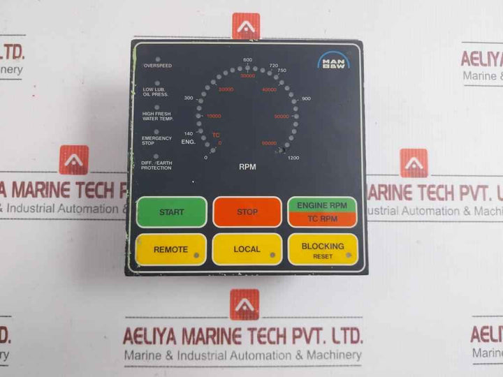 Man B&W 0-1200 Rpm, Turbo Rpm Indicator