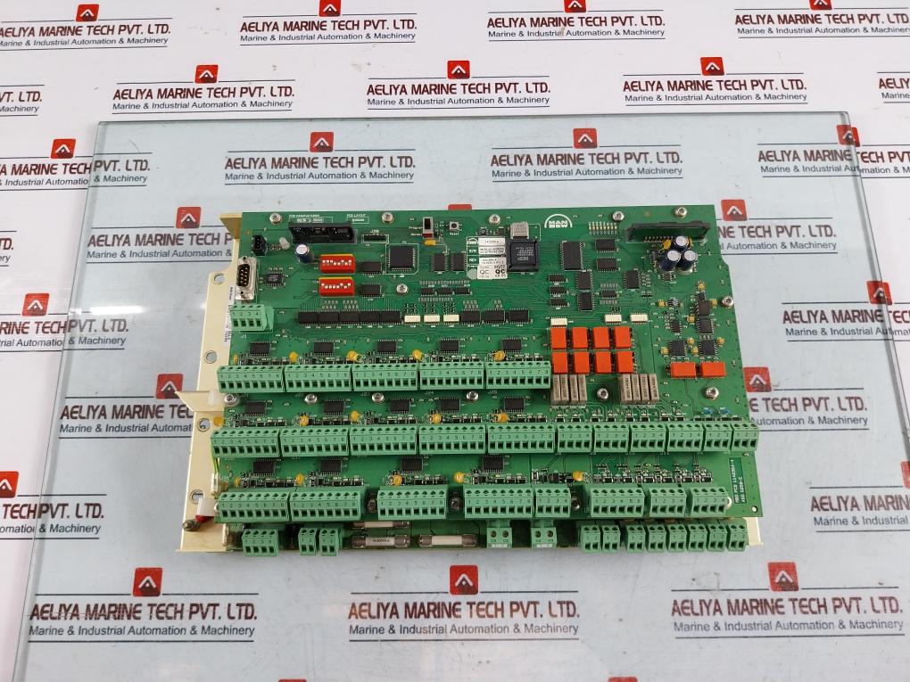 Man B&W 1211636-9 Bcu Module Rev 1.5 Mbd Pcb 1142354-4