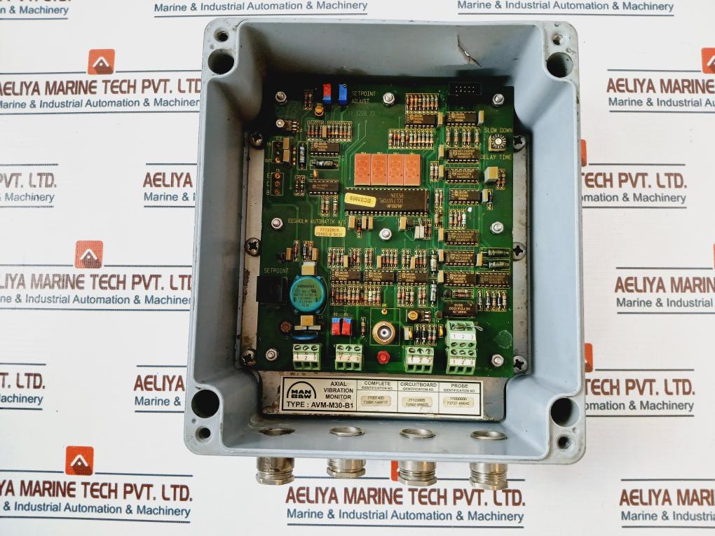 Man B&W Avm-m30-b1 Axial Vibration Monitor 24Vdc