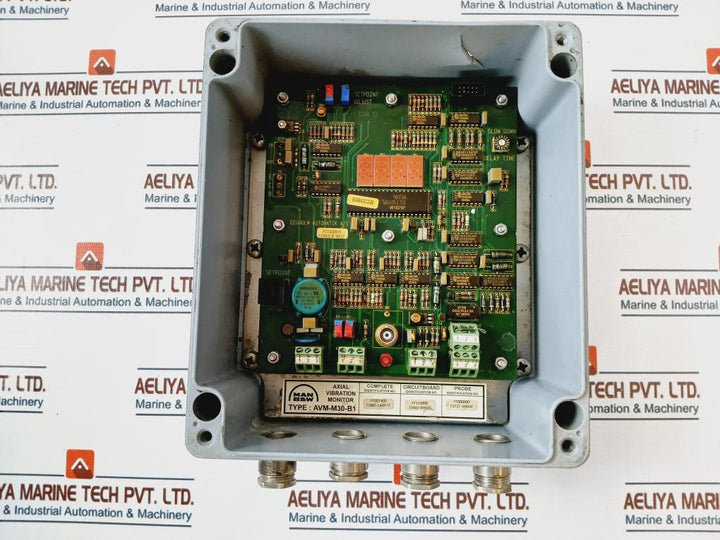 Man B&W Avm-m30-b1 Axial Vibration Monitor 24Vdc