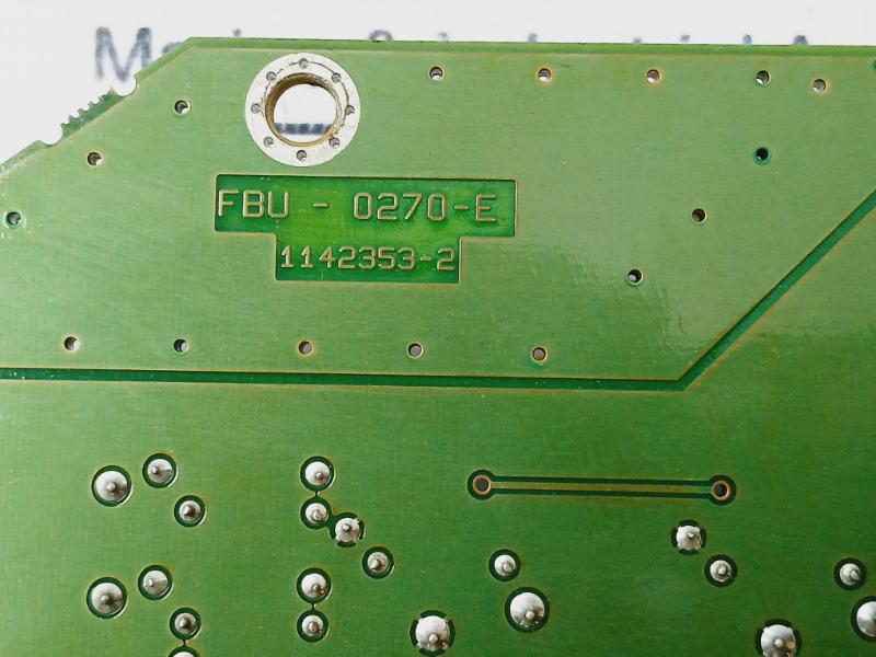 Man B&W Fbu-0270-e Printed Circuit Board 1142353-2 Rev 1.2