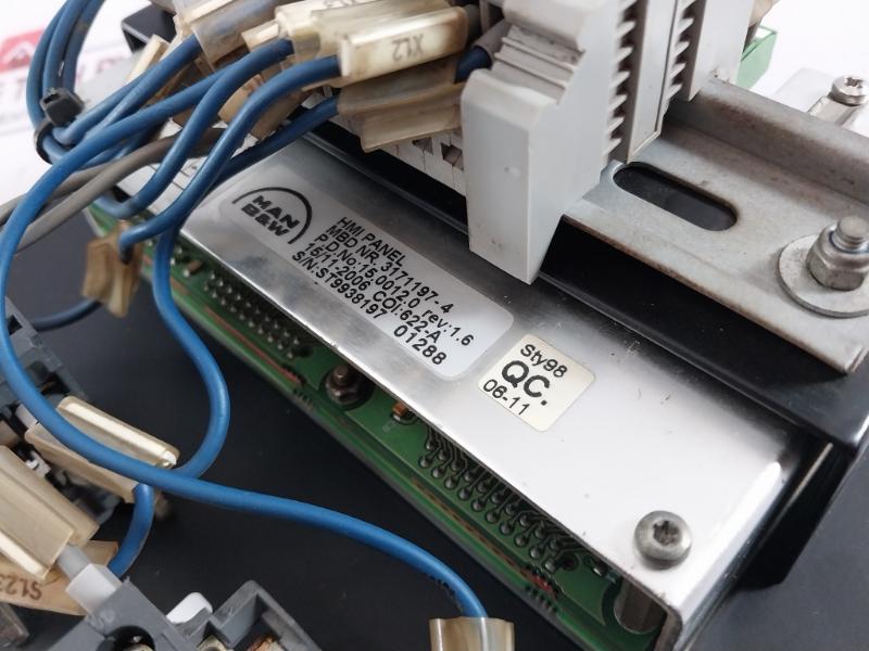 Man B&W Panel 3171197-4 Panel Module Marine Engine Controller Indicator