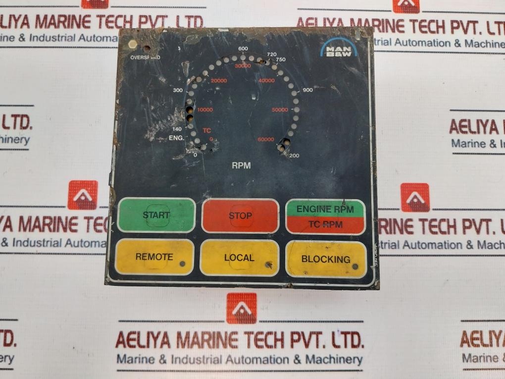Man B&W 1639294-6 Engine Control Panel