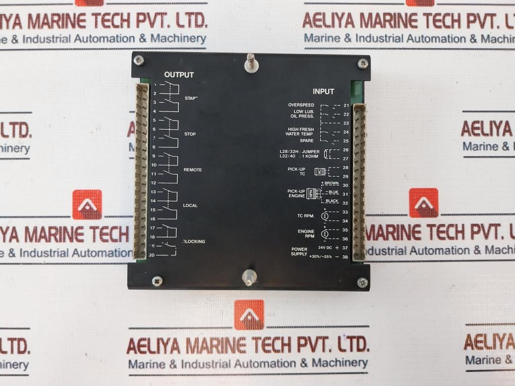 Man B&W 1639294-6 Engine Control Panel