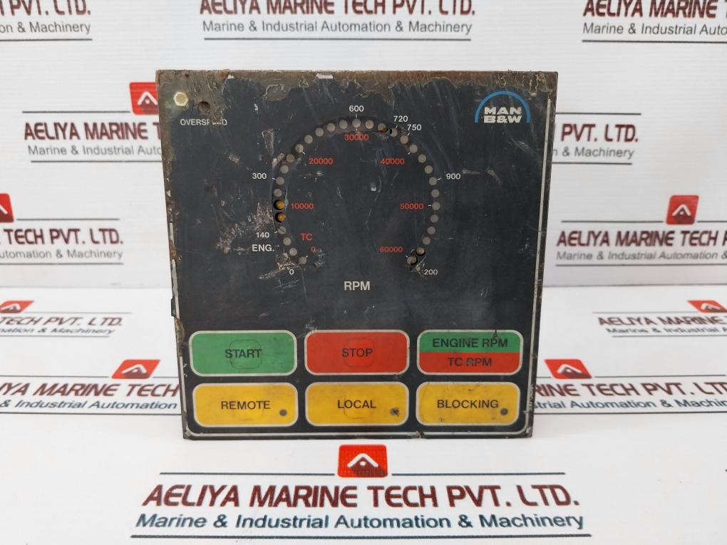 Man B&W 1639294-6 Engine Control Panel
