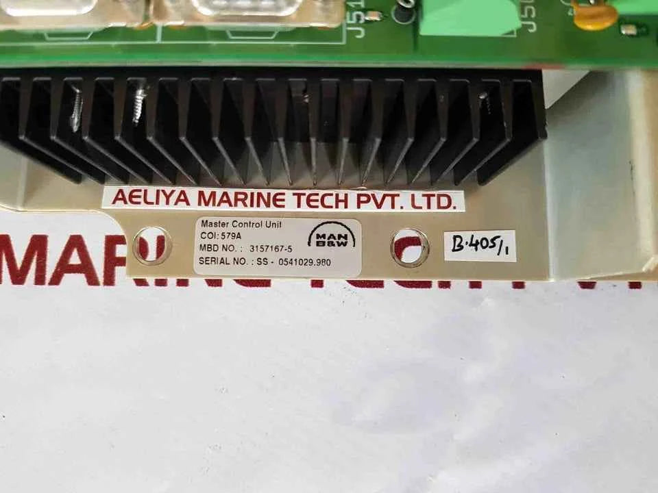 Man B&W 3157167-5 Master Control Unit Coi-579A