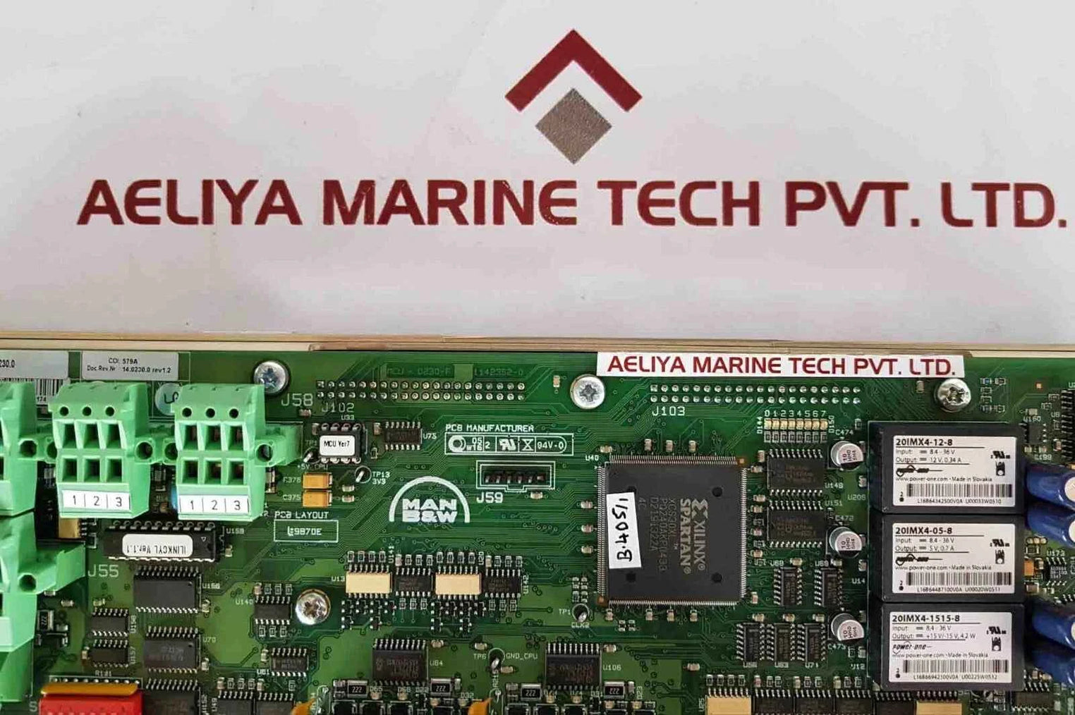 Man B&W 3157167-5 Master Control Unit Coi-579A