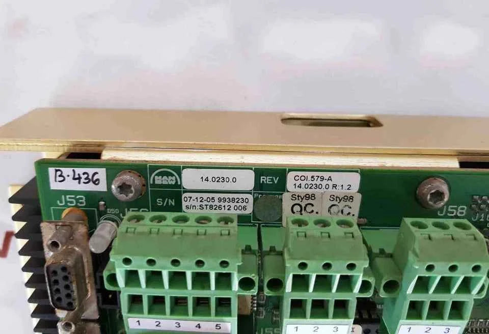 Man B&W 3157167-5 Mcu Module Rev:1.4