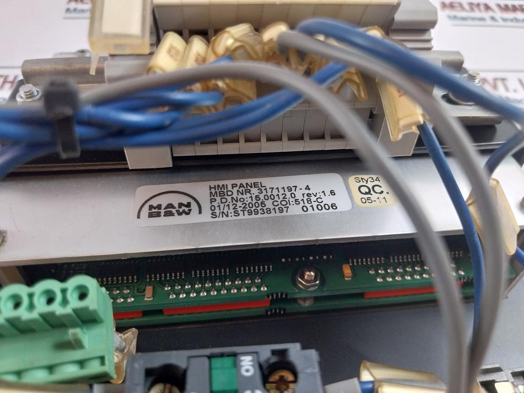 Man B&W 3171197-4 Hmi Panel Rev 1.6, 15.0012.0