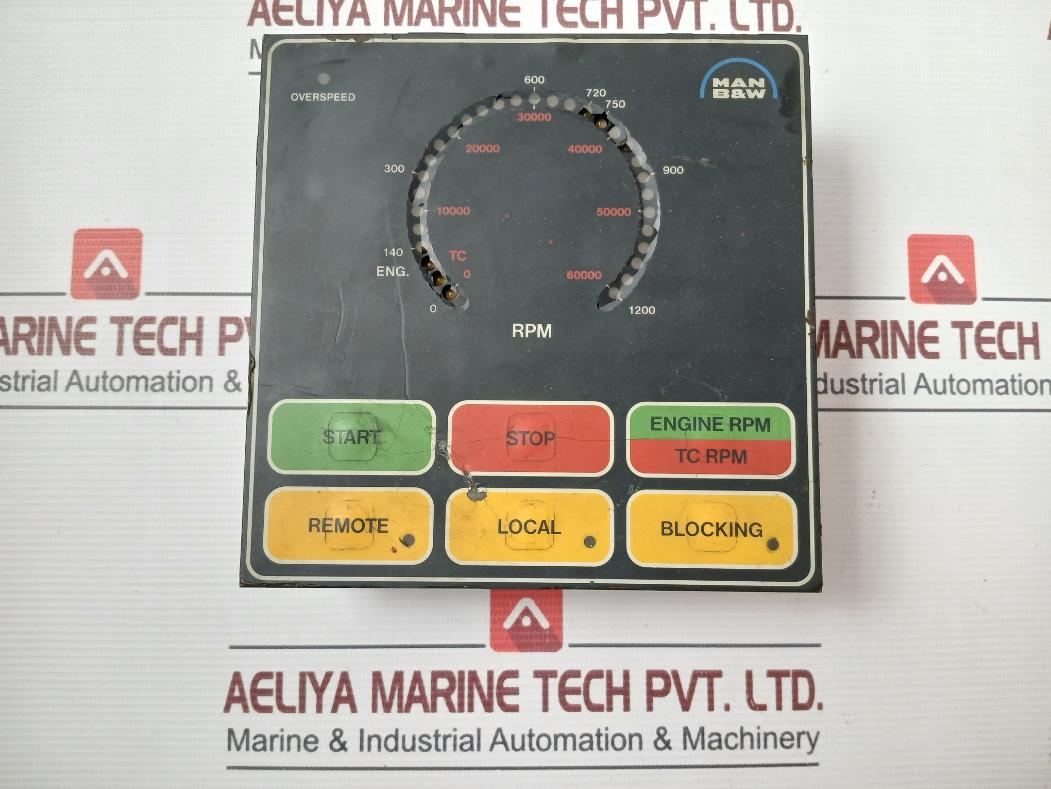 Man B&W Rpm Indicator 0-1200Rpm 24Vdc